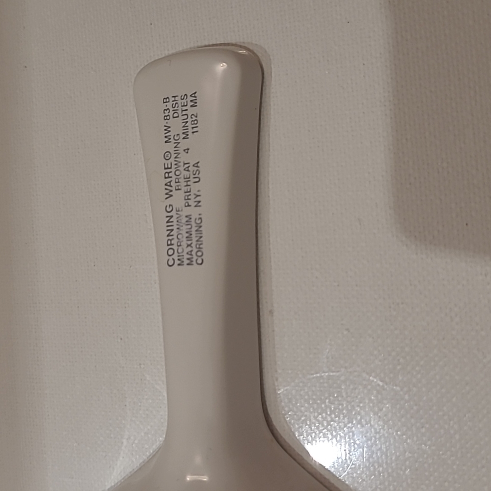 Corningware MW-83-B USA microwave browning dish /skillet saucepan 1182 MA - Picture 3 of 8